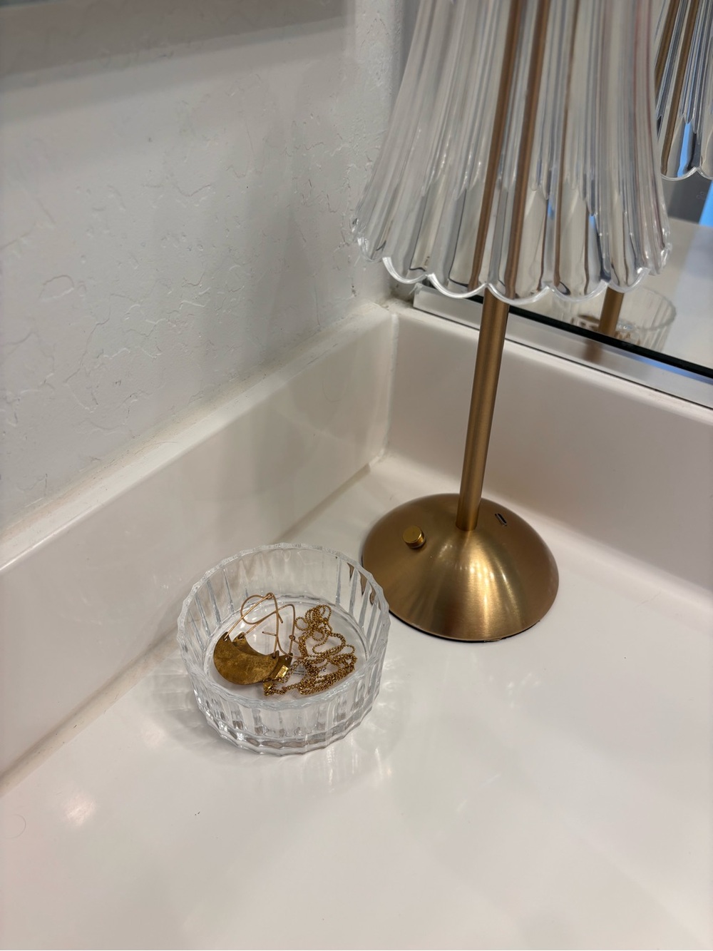 Crystal Jewelry Dish in Clear